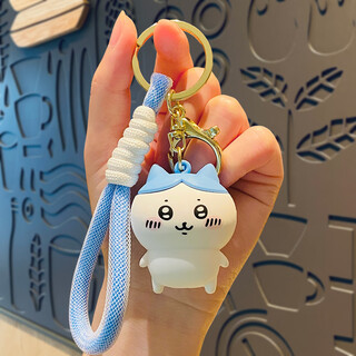 Manmiao jiyikawa cute creative keychain women's exquisite backpack pendant doll cartoon usaqi xiaoba pendant jiyikawa pendant xiaoba round rope boutique