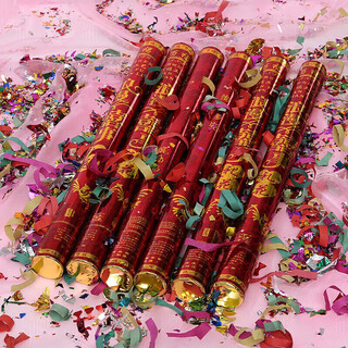 Qingwei salute cannon 60#6 barrel wedding supplies valentine's day proposal confession housewarming opening happy words