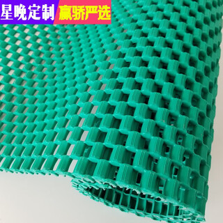 Xingwan bathroom anti-slip mat plastic bathroom toilet restaurant hotel kitchen oil-proof and waterproof door mat floor mat chain-green whole roll 1.2*15 meters 5.5mm thick