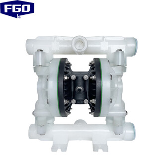 Fgo pneumatic diaphragm pump high performance engineering plastic pp + teflon diaphragm egqby-25asf dn25 flow rate 6m3/h