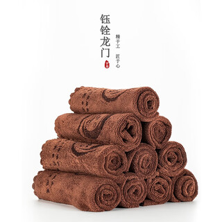 Yuquan longmen kung fu tea towel, easy to absorb water and does not shed lint, tablecloth, tea towel, special towel, kung fu tea set, tea ceremony accessories, 10 tea towels