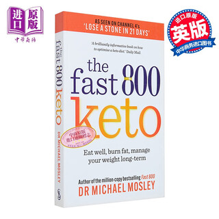 Pre-sale record 800 calories per day keto original english version fast 800 keto eat well burn fat manage your weight michael mosley