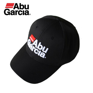 Abu garcia abu fishing hat summer men's fishing sun protection visor breathable peaked cap outdoor mountaineering hat all black peaked cap