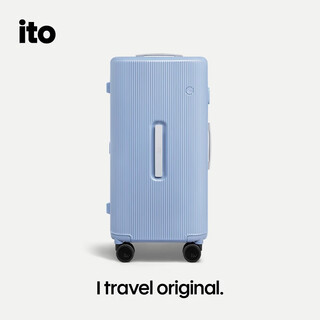 Ito suitcase trolley case large capacity men's and women's suitcase password box high appearance limited color dome blue 26 inches