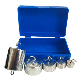Shanghai education metal hook code junior high school physics teaching instrument bending hook mechanics combination experiment equipment new set 200g/100g/50g/20g/10g 1 each