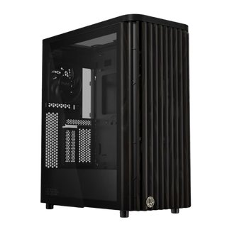 95% new asus proart pa401 wood art version chassis, powerful cooling/wood art front air intake grille/tool-free disassembly/power button lock/pwm one-button setting