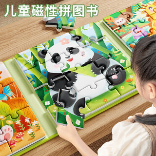 奕思瑞儿童磁力拼图1-3-6岁宝宝平面拼图磁吸早教玩具4男孩女孩生日礼物