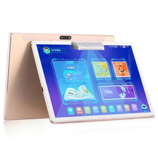 Zhimipai 2025 new product 10.1-inch eye-protecting screen tutor learning machine from primary school to high school synchronous textbook learning tablet, gold 64g, free leather case