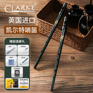 Clarke clark whistle irish tin whistle d key british original imported celtic recorder mouth flute instrument