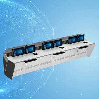 大匠传成操作台指挥中心调度台指挥监控室工作台配一拖二支架 DJ-XMW-802