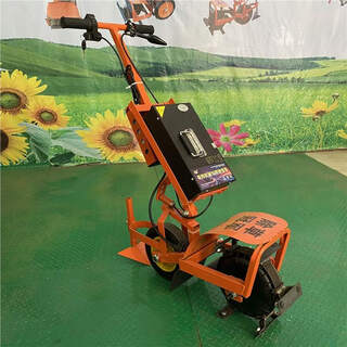 Multifunctional electric weeder and trencher for small household use. agricultural cultivator and electric weeder for small household use. single wheel knife 13 with lithium battery. send ditching + soil turning.