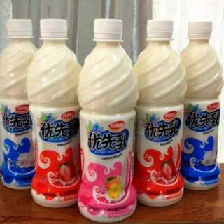 Daliyuan priority milk strawberry, peach original flavor 450ml*8 bottles of old style zhang nala mixed 8 bottles of new products with multiple flavors