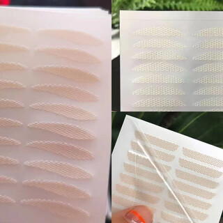 Lace anti-sagging double eyelid patch sticks when exposed to water, naturally invisible, traceless, narrow at the front and wide at the back, water drop shape, three mixed packs, 600 patches