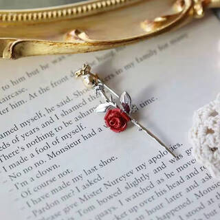 Stanwyck 2024 rose gentle temperament three-dimensional rose brooch retro pin brooch suit accessories gift