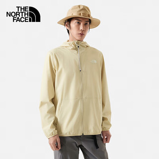 The north face thin windbreaker men's outdoor leisure sports long-sleeved skin clothing sun protection clothing 7wcy3x4 m (170)