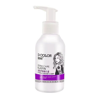 Dicaidicai elastin curling hair care moisturizing soft styling fluffy essence refreshing and non-greasy travel size small body curling elastin 300g*1 bottle