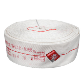 Green fire hose, nominal diameter dn100, type 8, lined with polyurethane, 25m/roll, unit roll