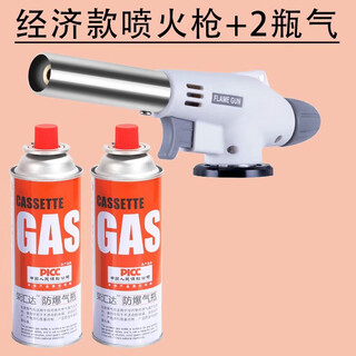 Fanliang flamethrowing gun burning pig hair artifact card gas tank spray gun head household igniter small welding gun convenient ignition gun flamethrower head +2