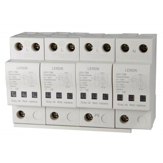 Rail shield lightning protection device voltage limiting switch type iimp 10/350 ldy-75b surge protector 380v