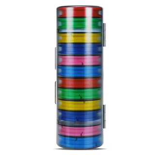 Zhenyou (grsaed) main line box large spool 12-axis multi-functional storage box colorful silicone main spool main line group box fishing gear set winding reel coil fishing accessories