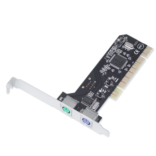Moge capricorn pci to ps2 expansion card round port ps/2 round port keyboard and mouse expansion card adapter card nec chip without usbd mc1210