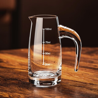 Vinos white wine divider crystal glass with scale household wine divider two or two cups red wine decanter straight 100ml