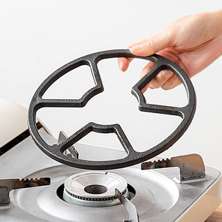 Onlycook gas stove bracket anti-slip cassette stove pot rack gas stove rack milk pot small pot gas stove rack bracket storage rack classic cast iron stove rack/1 piece