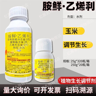 Ethephon, corn chlormequat, growth regulator, corn dwarf growth regulator, pesticide 300g*5 bottles