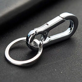 Runhuanian keychain new keychain for men and women couples seamless pendant with ring solid color personality simple thickening minimalist and elegant modern simple keychain 1/*