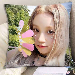 Song yuqi double-sided g-i-dle pillow, cute gift for friends and besties, double-sided custom cushion song yuqi 1 50x80cm (pillow core + pillowcase)