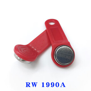 Gjxbptm card ib card electronic key ibutton smart card 90d information button tm card rw1990tm rw1990a readable and writable/red