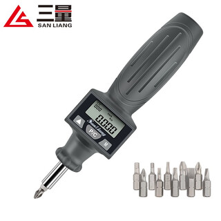 三量数显测力计可调式扭力扭矩起子力矩螺丝刀预置式批头螺丝 JDSNS-2 量程0.2-2.0（N.m）