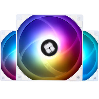 Limin (thermalright) tl-c12cw-s x3 white argb12cm chassis fantasy low-noise fan argb 4pin pwm 1550 speed three-pack