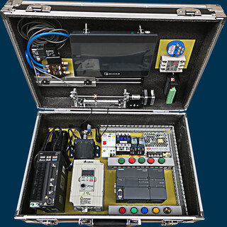 Plc learning machine experiment box industrial console frequency conversion step servo touch screen control practical training teaching touch screen st20+am03 big mac/three-axis motion