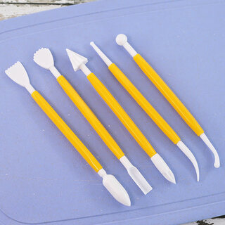 Monkey dafu 8-piece carving set cake pen carving pen fondant cake decoration plastic carving pen baking tool set 5-piece set