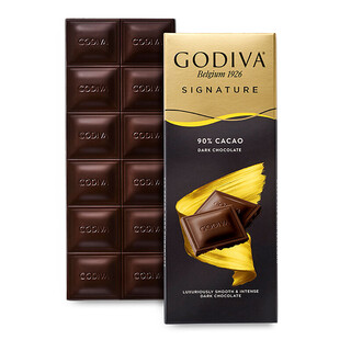 Godiva godiva dark chocolate cubes 90% cocoa dark chocolate 90g pure cocoa butter imported snacks birthday gift godiva 90% cocoa dark chocolate cubes 90g