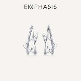 Emphasis form series 18k white gold diamond stud earrings 91516e prepayment reservation time is about 8-10 weeks (please contact customer service)