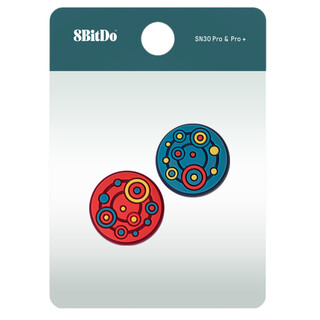 8bitdo galaxy rocker cap pro 2/sn30 pro+/xbox/ps4/ps5/switch/ns/pro controller universal red blue two simple packs