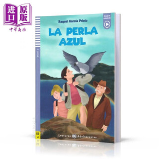 Pre-sale spanish original graded books eli teen readers spanish a2 la perla azul blue pearl with audio spanish small language novel reading
