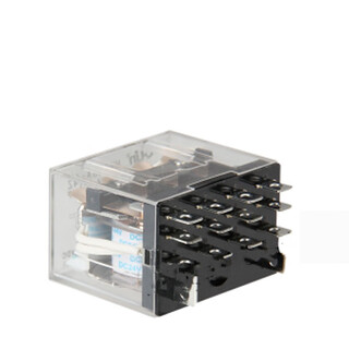 Odu hc68a-4z ly4 hh64p middle small electromagnetic relay relay + korean base (set) dc dc24v