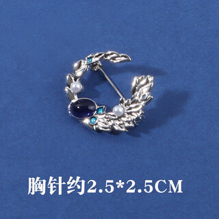 Quamer brooch love of light and night peripheral accessories high-end temperament metal badge clothing pin xiao yi brooch