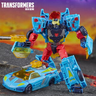 变形金刚（TRANSFORMERS）儿童男孩玩具车模型模玩手办机器人礼物传世加强级激射F8535