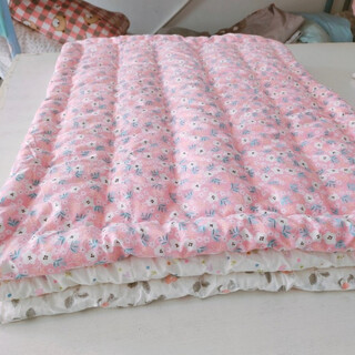 Dzq quilt mattress custom-made pure cotton baby mattress quilt kindergarten quilt three-piece set children's cotton dormitory mat new cotton freshly made 2jin jin equals 0.5 kg children's quilt 1.2x1.5 meters