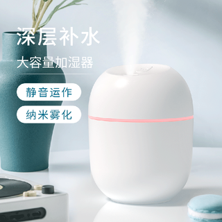 Behe mini humidifier bedroom home office desktop car low noise water adding small usb air humidifier water drop white plug-in model