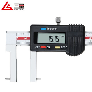 Three-volume inner groove digital display vernier caliper 10-150mm cutter head inner hole inner circle stainless steel outer groove jd045 70-500mm (inner groove)