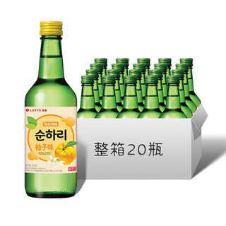 Lotte chuyin chule grape peach blueberry strawberry grapefruit apple flavor multiple choice soju new and old packaging random delivery full box grapefruit flavor 360ml*20 bottles