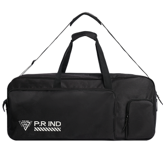 浦锐羽毛球包手提式单肩斜挎包专业装备大容量男女款防水网球运动背包 黑色