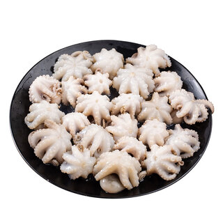 Megaka mini octopus with three strips, net weight 1 jin jin is equal to 0.5 kg, hot pot octopus, teeth and dirt removed, small octopus