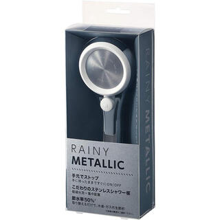 Sanei japanese original sanei sanei fine water shower handheld pressurized water-saving shower head 50% water saving rate simple design ps313-81xa-c metal texture white