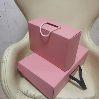 Pink portable women's shoes extra hard shoe box wholesale can be customized various gift boxes inslogo gift box 29*20*11cm pink 100 pieces
